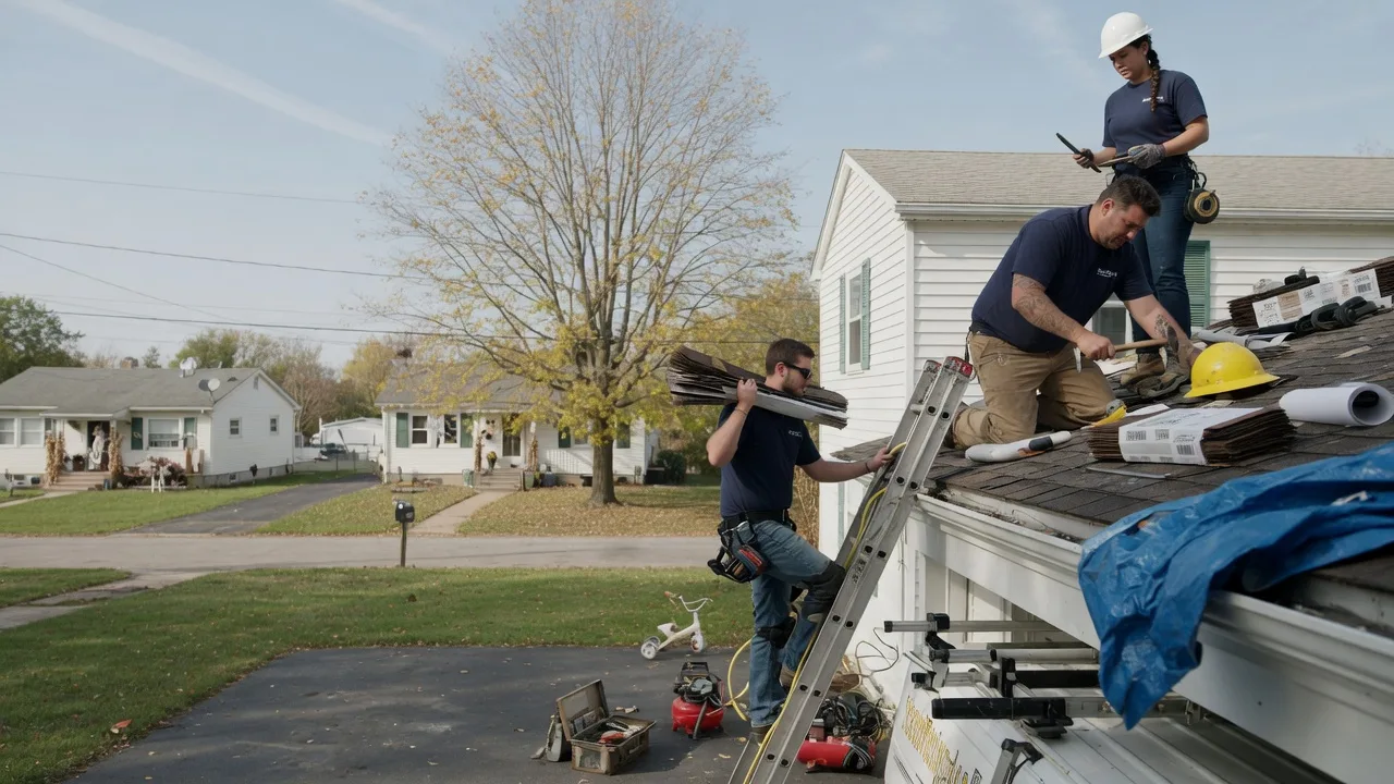 Local Roofing Contractors in Harristown, IL near me
